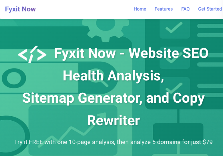 Fyxit.now - SEO Analysis Tool